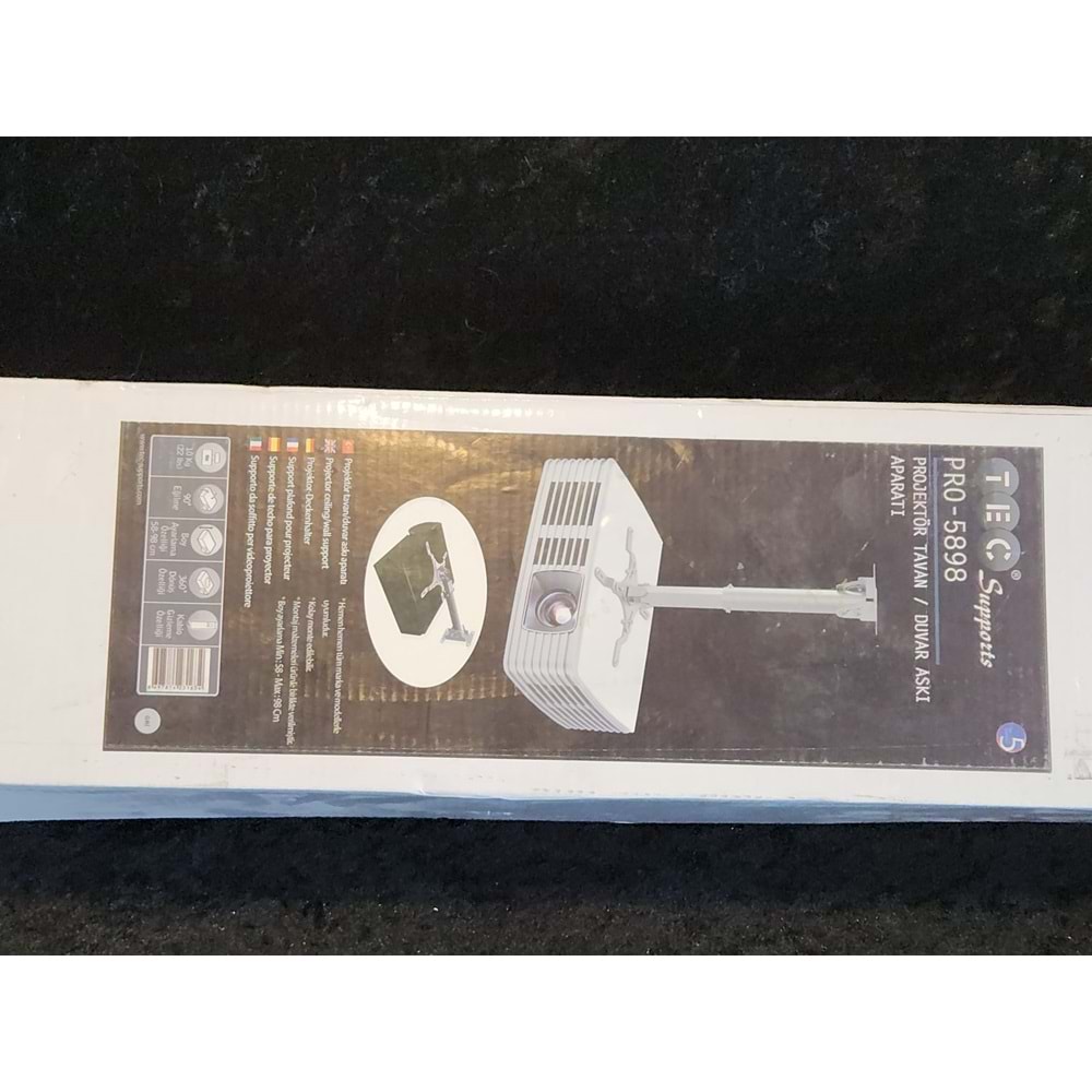 PROJEKTÖR TAVAN/DUVAR ASKI APARATI ASKI BOYU 58-98 cm