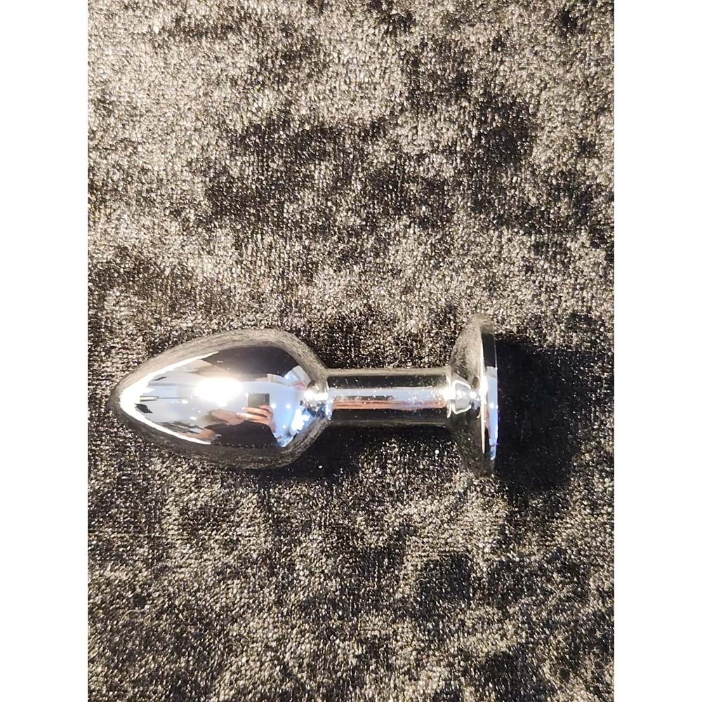 Metal Elmas Taşlı A.n.a.l P.lu.g Mor En Küçük Boy