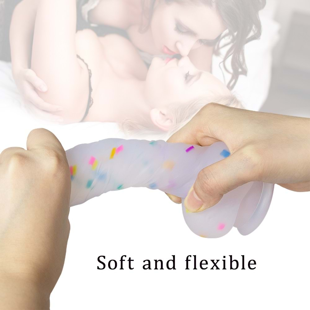 Silikon Realistik Gokkusagi Dildo 18cm