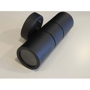 RODOSLU GU 10 ÇİFT YÖNLÜ DUVAR APLİK MAT ANTRESİT