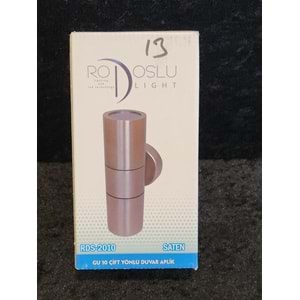 RODOSLU GU 10 ÇİFT YÖNLÜ DUVAR APLİK MAT ANTRESİT