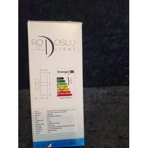 RODOSLU GU 10 ÇİFT YÖNLÜ DUVAR APLİK MAT ANTRESİT