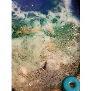 Deniz Dalgası Efektli Epoksi El Yapımı Buzdolabı Magneti