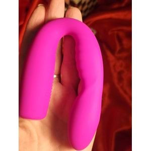 G Noktası Uyarıcılı Çift Motorlu Titreşimli Klitoris Mastürbatör Pretty Love