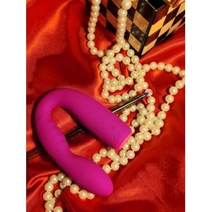 G Noktası Uyarıcılı Çift Motorlu Titreşimli Klitoris Mastürbatör Pretty Love