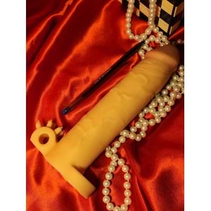 Realistik Titreşimli Uzatmalı Penis Kılıfı Halka LOVETOY X-TENDER