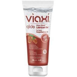 Viaxi Glide Su Bazlı Kayganlaştırıcı Jel Çilek Aromalı 100 ml