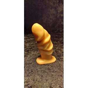 Realistik Silikon 11.5 cm Anal plug Vantuzlu