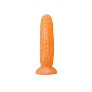 Passionate Fruit 17 cm Vantuzlu Jel penis Anal Dildo Mısır