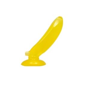 Passionate Fruit 17 cm Güçlü Vantuzlu Jel Penis Anal Dildo - MUZ