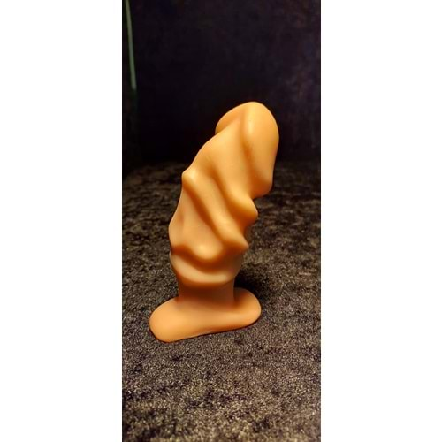 Realistik Silikon 11.5 cm Anal plug Vantuzlu